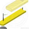 Inner Pivot Arm Pin for Ford-Smith In-Ground Hoists - Image 2