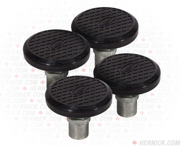 RA / Round Adapter kit of 4 with Rack (OEM) for Rotary Lift Trio Arms (1.5") (T100272)
