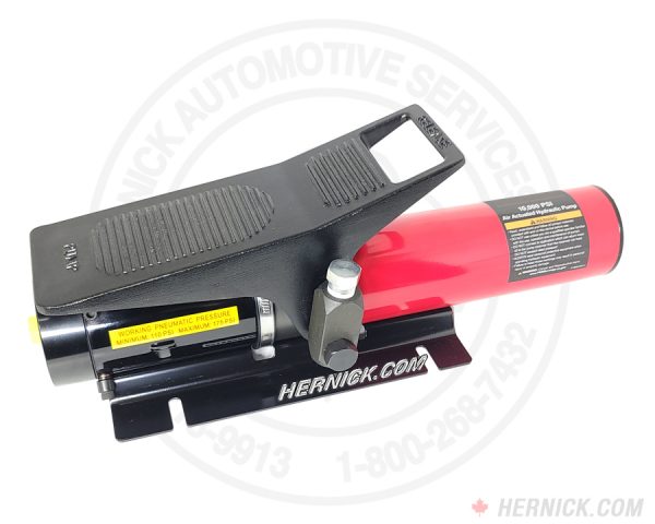 Air operated foot pump (round) for Bridge Jacks - 10,000 PSI