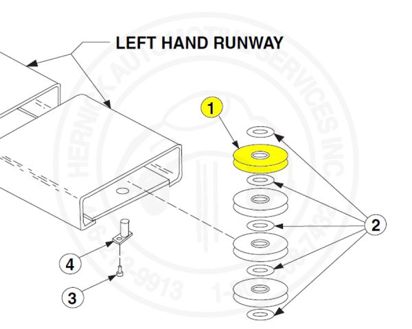 Cable Sheave (OEM) for Rotary 4-Post Lifts SMO/ARO (FC5804-2)
