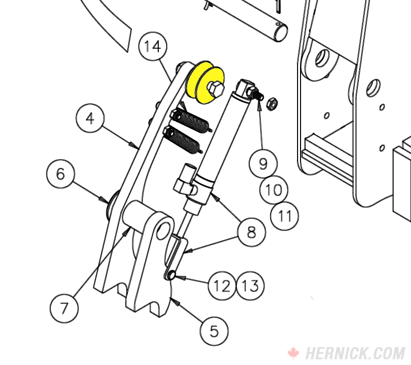 Slack Cable Roller for Challenger 4-Post 4015 - Image 2