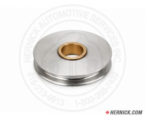 silver sheave with gold cylindrical center