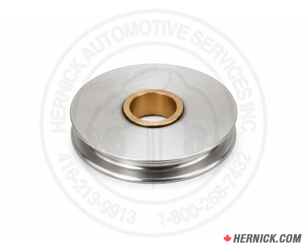 silver sheave with gold cylindrical center