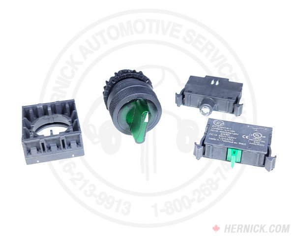 Switch Kit, Start/Stop Run Green Illuminated for Whispair (DPS1GL + SCS10 + DPLMAG)