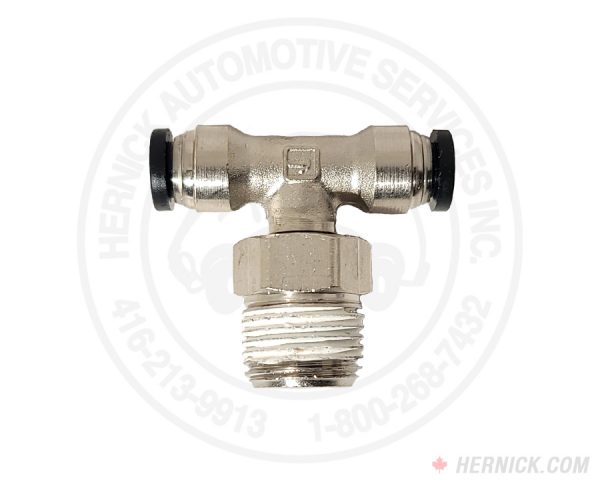 Tube Fitting Tee (1/4" Branch tee x 3/8" M-NPT)