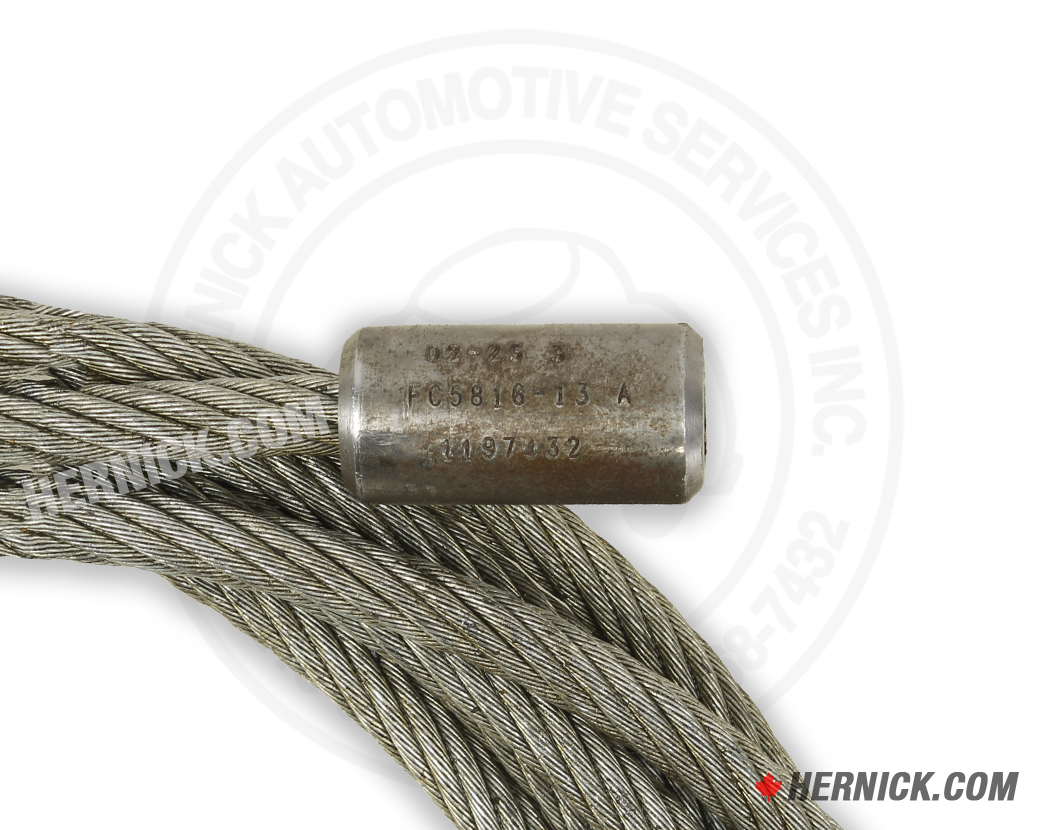 Close up of the OEM branding on a Rotary FC5816-13 cable.