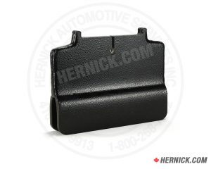 Black steel rotary tall auxiliary adapter for bridge jacks.