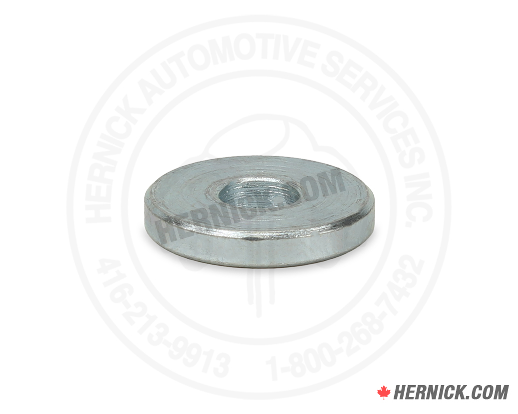 thick bright-metal washer.