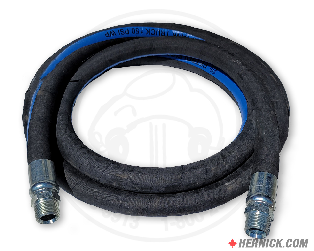 Waste Oil Suction & Discharge hose (1" x 15ft) 150PSI