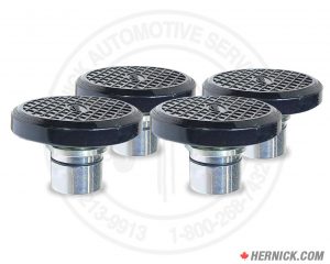 RA / Round Adapter Kit of 4 (OEM) for Rotary Lift 3-Stage Arms (2" pin) (FJ6225)