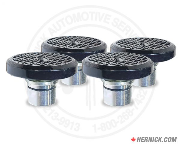 RA / Round Adapter Kit of 4 (OEM) for Rotary Lift 3-Stage Arms (2" pin) (FJ6225)