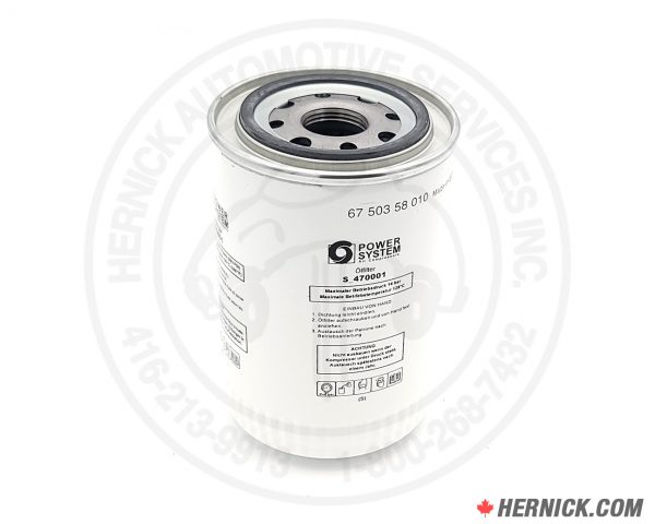 Oil Filter Cartridge, Rotary Screw (PS-470001)