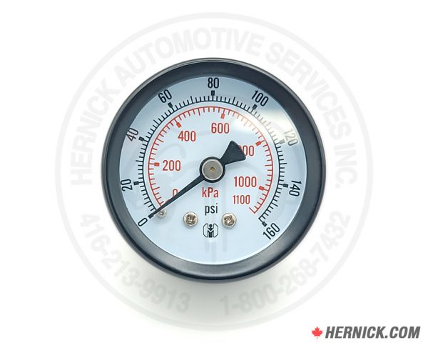 Back mount 1-1/2" FRL Pressure Gauge (1/8" NPT)