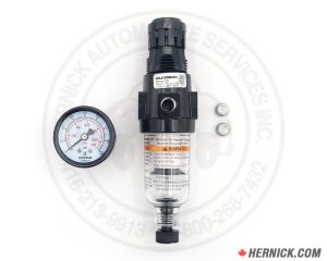 Filter and Regulator Combo (Mini) 1/4” with Backmount Gauge