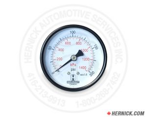 Back Mount Pressure Gauge – 200 PSI (GAD-25K2-200)