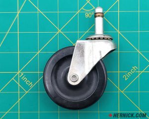 Swivel Grip‑Ring‑Stem Caster (3”)