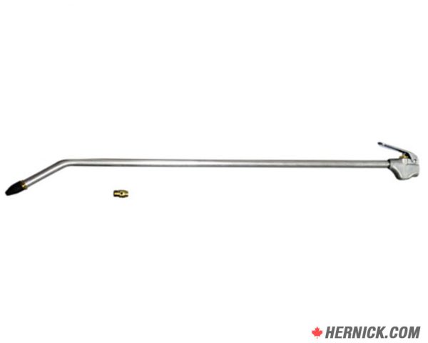 DC-158 Lever Style Blow Gun with 2′ Extension & Rubber Tip