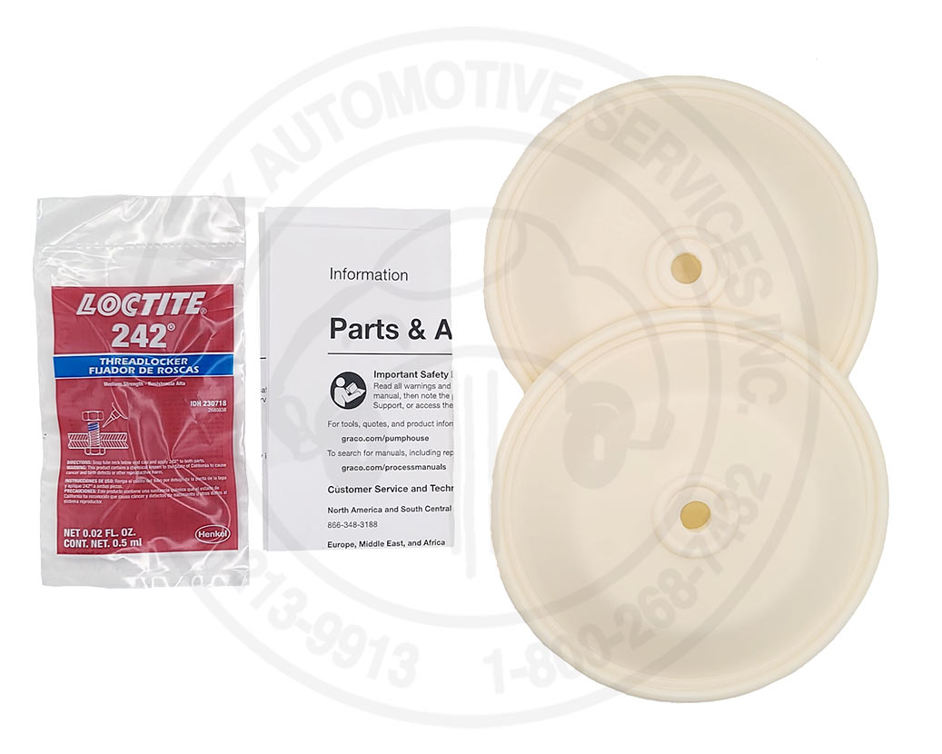 Diaphragm Kit for Husky Aluminum Pump (24B624)