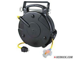 ALERT 8675MFT Retractable 75' Indoor Extension Cord Reel