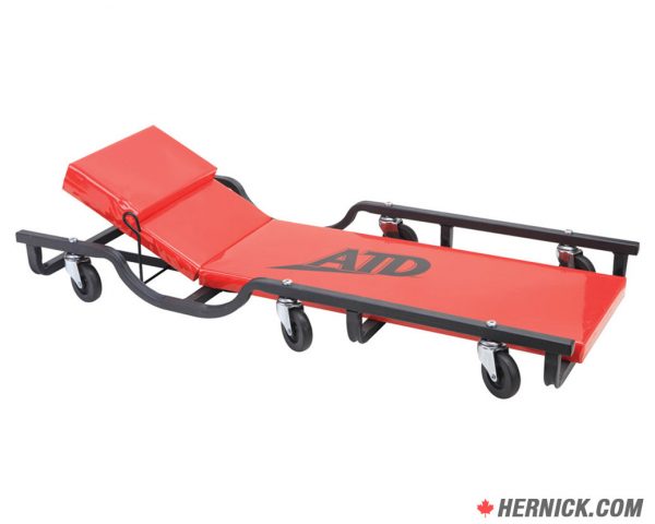 ATD 81042 Steel Frame Creeper with Adjustable Headrest