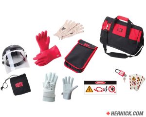 CATU KIT‑VEH‑DEP Protection and Signaling Kit for EV Servicing