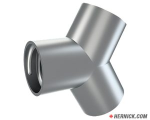Crush Proof Rubber Y-Connectors