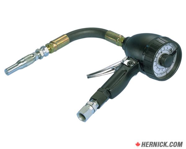 LINCOLN 877 Digital Inline Fluid Meter with Flex Hose and Totalizer (Quarts)