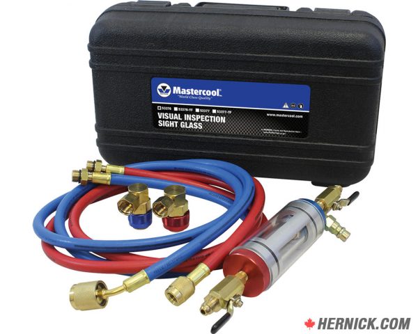 MASTERCOOL 53376 Visual Inspection Sight Glass with Quick Couplers