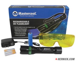 MASTERCOOL 53518-UV Rechargeable High-Intensity UV Flashlight