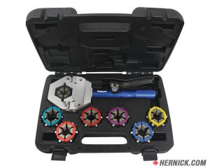 MASTERCOOL 71500-A Hydra-Krimp Deluxe A/C Hose Crimper Kit