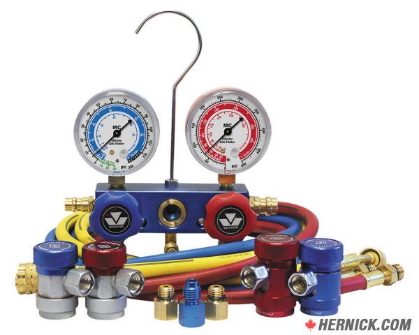 MASTERCOOL 89661-AYF Aluminum Manifold Gauge Set