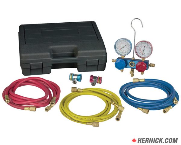 ROBINAIR 49134A Aluminum Manifold Gauge Set