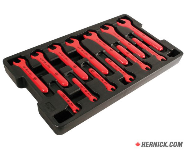 WIHA Tools WIH-20196 Insulated Open-End Wrench Set