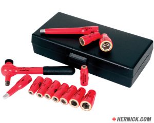 WIHA Tools WIH-31391 Insulated Metric Socket Set