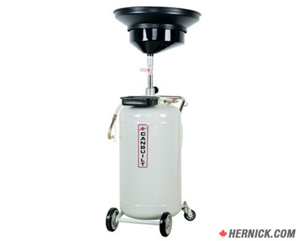 CANBUILT DR-290 Mobile Waste Oil Drain Unit with Telescopic Bowl (90L)