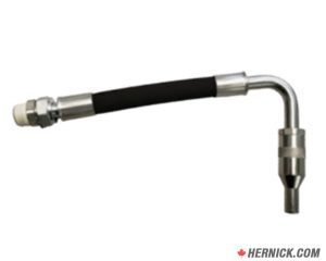 Canbuilt Flexible 1/2" Outlet Hose with 95° Bend & Auto Tip