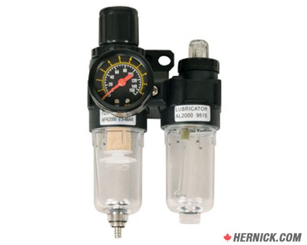 CANBUILT FLR-014 Mini Filter, Regulator, Lubricator (1/4″ NPT)