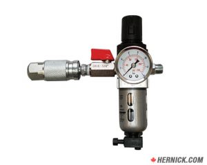 CANBUILT FLR-1560 Filter Regulator Assembly for Air-Operated Pumps (1/4″)