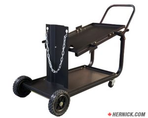 CANBUILT GT-290 MIG Welding Cart (Folding Handle and Multi-Shelf Design)
