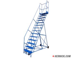 CANBUILT RL14H Mobile Fourteen-Step Rolling Ladder