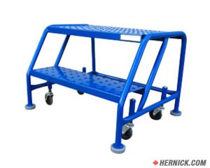 CANBUILT RL2NH Mobile Two-Step Rolling Ladder