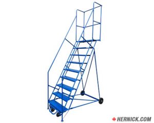 CANBUILT RL9H Mobile Nine-Step Rolling Ladder