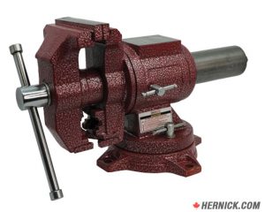 CANBUILT VI-5CAN Mechanic’s Vise – SGI Steel Casting with 360° Swivel Base ( 5″)
