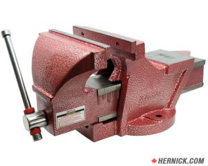 CANBUILT VI-6CAN Bench Vise with Fixed Base Double Anvil (6″)