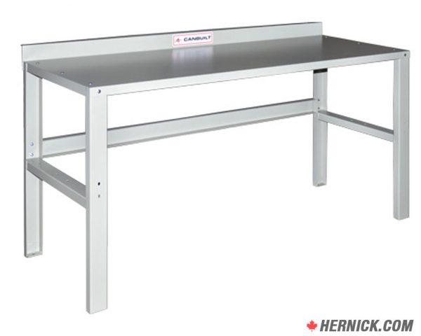 CANBUILT WB-1-48 Heavy-Duty 48″ Steel Workbench
