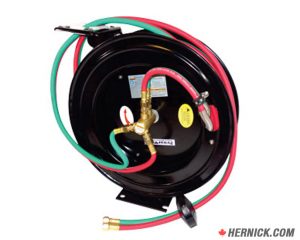 CANBUILT WR-1809 Welding Hose Reel with Grade ‘T’ Hose (50′)