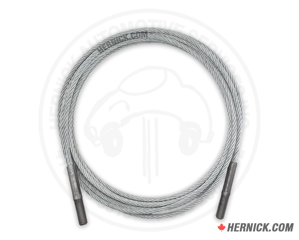 Heavy-duty galvanized steel equalizing cable coiled
