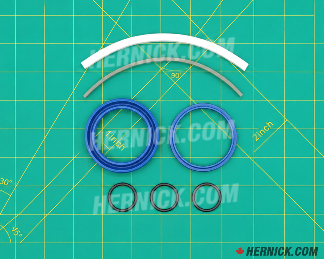 Hydraulic Cylinder Seal Kit for GL-9, RTP9 & BP9 ETL Lifts (YG07-9180)