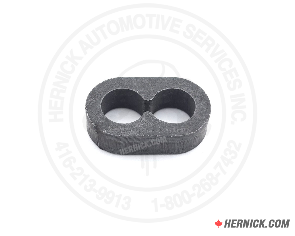Heavy-duty steel transition plate link with 2 mounting holes