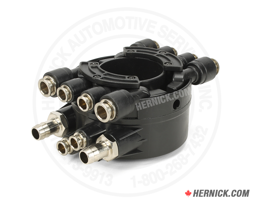 rotating pneumatic air distributor assembly for compatible Rotary and RAV tire changers